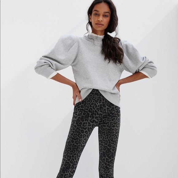 Anthropologie Pants - Anthropologie | RUNWAY SHIMMER LEOPARD LEGGINGS